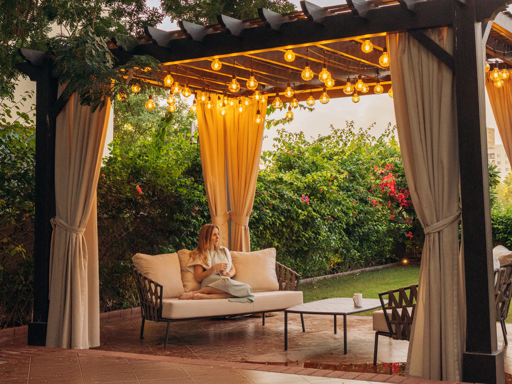 backyard pergola installation