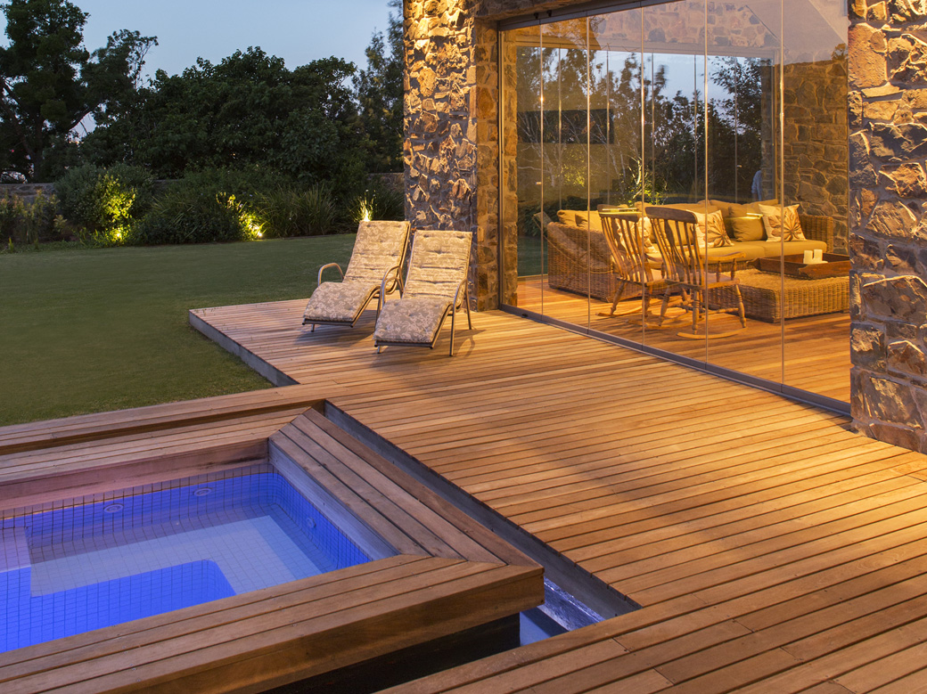 ipe wood deck installation